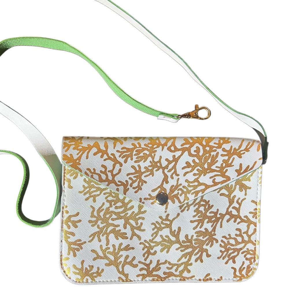 Top it Off White/Gold Crossbody Essential Bag